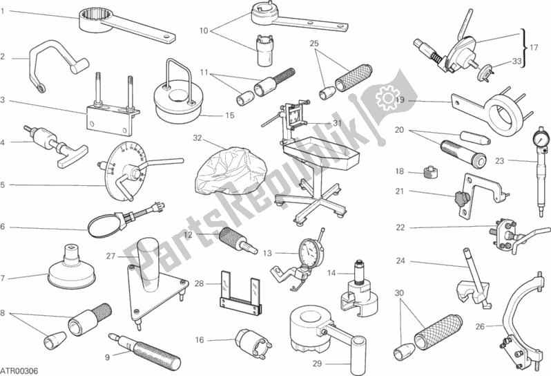 Alle onderdelen voor de Werkplaatsgereedschap, Motor van de Ducati Monster 1100 EVO ABS 2013 Alle onderdelen voor de Werkplaatsgereedschap, Motor van de Ducati Monster 1100 EVO ABS 2013